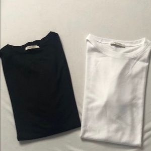 Set of Black and White Zara T-Shirts